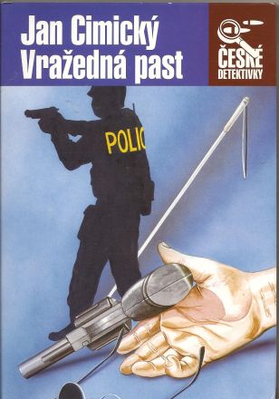 'Mordfällan'. Omslagsillustration av Zbyněk Válka.